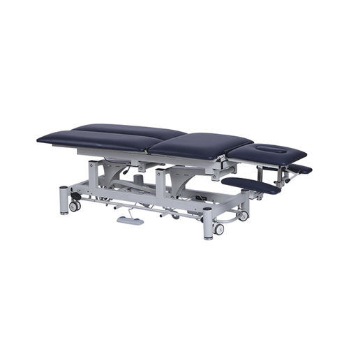 Behandlungstisch für Physiotherapie - YA-ET-D04 - Zhangjiagang Medi Medical Equipment - elektrisch / höhenverstellbar / auf Rollen