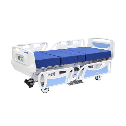 Intensivpflegebett - YA-D7-1 - Zhangjiagang Medi Medical Equipment - elektrisch / höhenverstellbar / auf Rollen