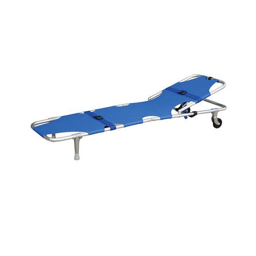 Notfalltrage - YA-ES01B - Zhangjiagang Medi Medical Equipment - zusammenklappbar / mit verstellbarer Rückenlehne / zweiteilig