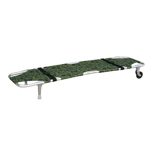 Notfalltrage - YA-ES03 - Zhangjiagang Medi Medical Equipment - für Rettungsmanöver / zusammenklappbar / auf Rollen
