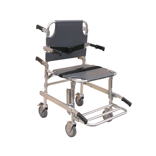 Manueller Tragestuhl - YA-SS03 - Zhangjiagang Medi Medical Equipment - zusammenklappbar / dreiteilig / auf Rollen