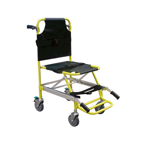 Manueller Tragestuhl - YA-SS04 - Zhangjiagang Medi Medical Equipment - faltbar / dreiteilig / mit Fußstütze