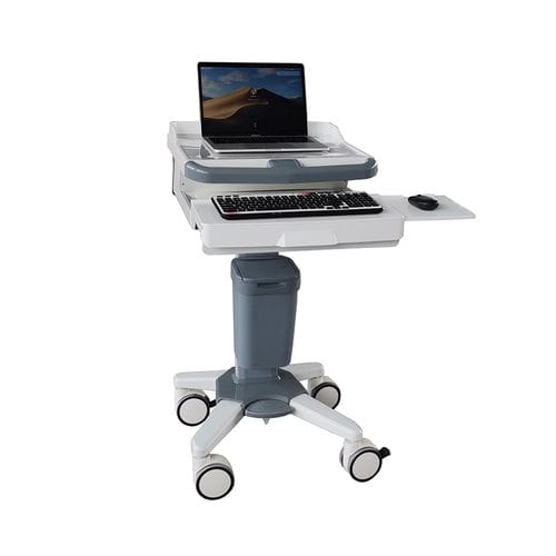 Computerwagen für Panel PC - MK-PC01 - Zhangjiagang Medi Medical Equipment - höhenverstellbar / kabellos