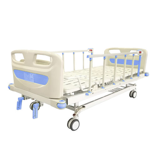Pflegebett - YA-M2-1 - Zhangjiagang Medi Medical Equipment - manuell / höhenverstellbar / auf Rollen