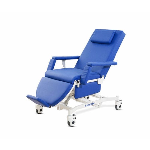 Elektrischer Hämodialysesessel - YA-DS-D06 - Zhangjiagang Medi Medical Equipment - vierteilig / auf Rollen / höhenverstellbar