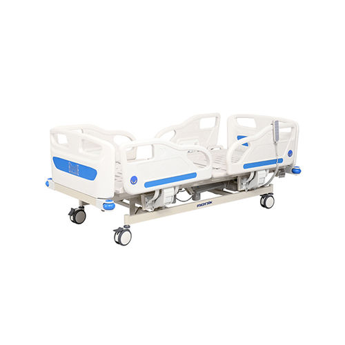 Pflegebett - YA-D5-5 - Zhangjiagang Medi Medical Equipment - elektrisch / höhenverstellbar / mit Räderblockiersystem