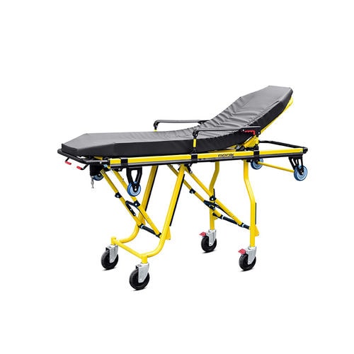 Notfall-Fahrtrage - YA-AC01 - Zhangjiagang Medi Medical Equipment - manuell / zusammenklappbar / höhenverstellbar