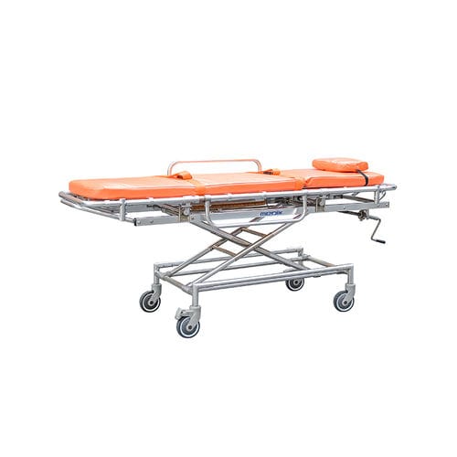 Trage für Krankenwagen - YA-AS09 - Zhangjiagang Medi Medical Equipment - unmagnetisch / Aluminium / zweiteilig