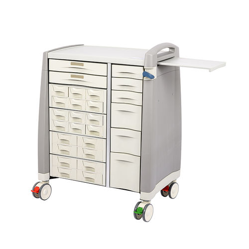 Medizinischer Wagen - MK-P26 - Zhangjiagang Medi Medical Equipment - für Medikamente / Pflege / Aluminium