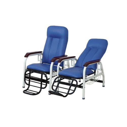 Manuelle Blutspendeliege - MK-F01 - Zhangjiagang Medi Medical Equipment - dreiteilig / auf Rollen / zusammenklappbar
