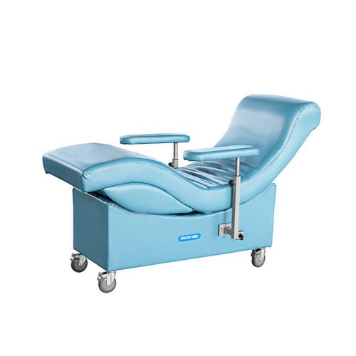 Elektrischer Blutentnahmesessel - YA-DS-D07 - Zhangjiagang Medi Medical Equipment - dreiteilig / mit Fußstütze / mit fester Höhe