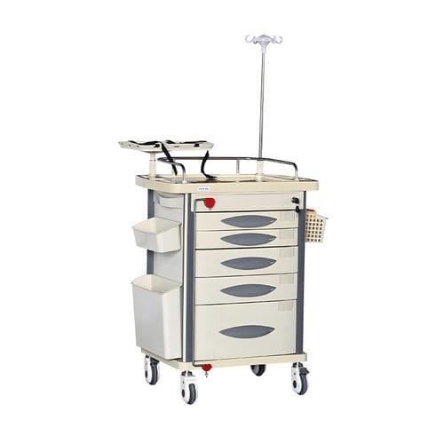 Medizinischer Wagen - MK-P03 - Zhangjiagang Medi Medical Equipment - Notfall / Medikamente / für Defibrillator