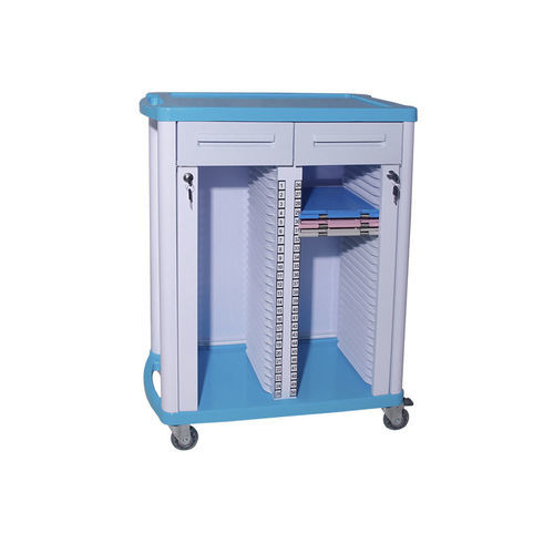 Wagen für Kliniken - MK-P15 - Zhangjiagang Medi Medical Equipment - für Patientenakten / Pflege / Kunststoff