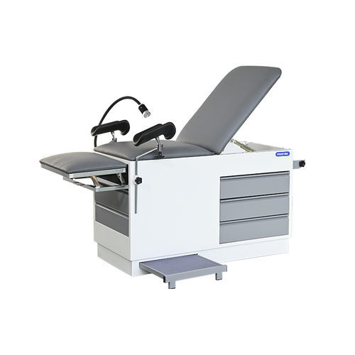 Gynäkologie-Untersuchungsliege - MC-C02 - Zhangjiagang Medi Medical Equipment - manuell / mit verstellbarer Rückenlehne / mit Stauraum