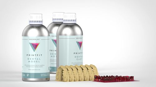 Zahnmedizinisches Material / Harz - Printfit - Microlay - für 3D-Druck / Gieß
