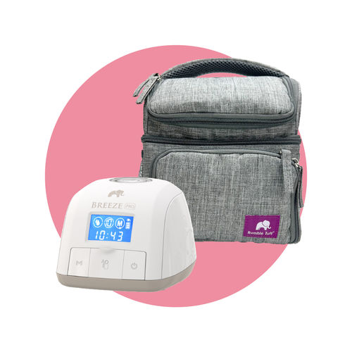 Elektrische Milchpumpe - Breeze Pro - Rumble Tuff - Doppel