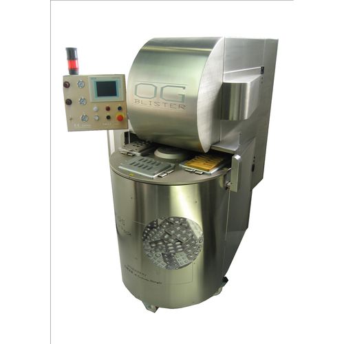 Kontinuierliches Verpackungssystem - OG  - O.M.A.R. S.r.l. Pharmaceutical Blister Solution - halbautomatisch / pneumatisch / Blister