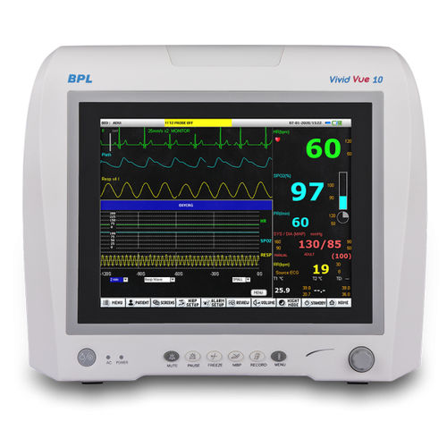 Tragbarer Patientenmonitor - BPL VIVID VUE - BPL Medical Technologies - RESP / EKG / Temperatur