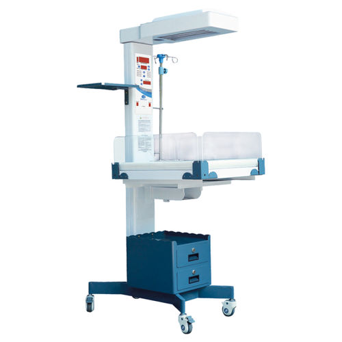Reanimationseinheit für Säuglinge / mit Phototherapie-Lampe - BPL FLORET 1000 - BPL Medical Technologies - auf Rollen