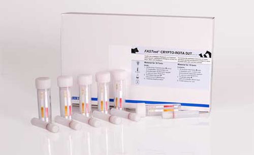 Schnelltest für Diarrhoe - FASTest® CRYPTO-ROTA D2T - MEGACOR Diagnostik - für Veterinärmedizin / Antigene / Blei