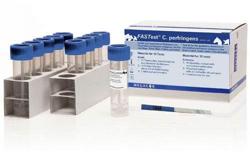 Schnelltest für Infektionskrankheiten - FASTest® C. perfringens - MEGACOR Diagnostik - für Veterinärmedizin / Elektrolyten / Blei