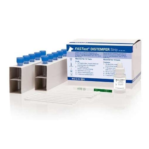 Schnelltest für Staupe - FASTest® DISTEMPER - MEGACOR Diagnostik - für Hunde / Viren / Urin