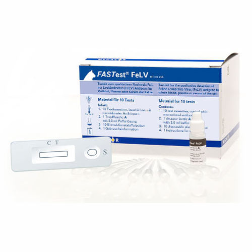 Leukämie-Schnelltest - FASTest® FeLV - MEGACOR Diagnostik - für Katzen / Antigene / Viren