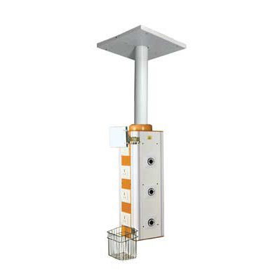 Deckenmontierter Verteilersäule - Pratibha Medinox - Anästhesie / für Intensivpflege / mit Einfacharm