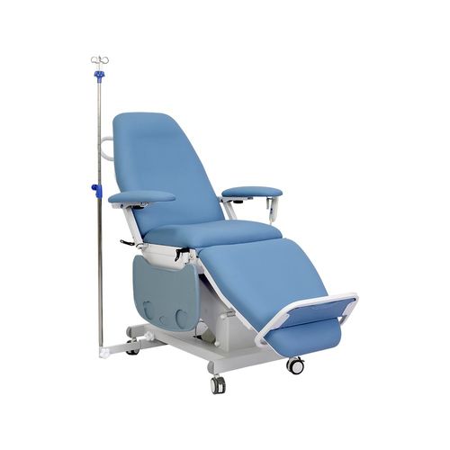 Elektrischer Hämodialysesessel - DP-YS035 - Guangdong Dongpin Beauty & Medical Technology - dreiteilig / auf Rollen / höhenverstellbar