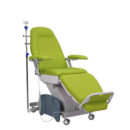 Elektrischer Hämodialysesessel - DP-YS145 - Guangdong Dongpin Beauty & Medical Technology - dreiteilig / nicht angegeben / auf Rollen