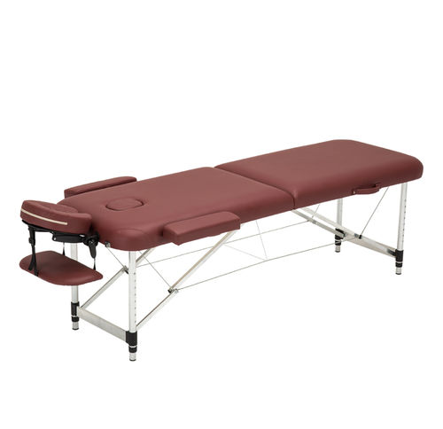 Mechanischer Massageliege - DP-2723-123 - Guangdong Dongpin Beauty & Medical Technology - tragbar / mit Kopfstütze / mit Armstütze