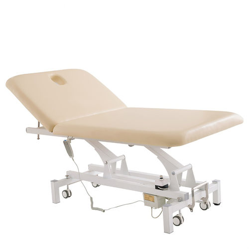 Elektrische Massageliege - DP-8280 - Guangdong Dongpin Beauty & Medical Technology - mit verstellbarer Rückenlehne / mit Kopfstütze / zweiteilig