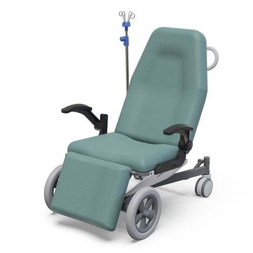 Patienten-Transportstuhl / für den Innenraum - KFM-PT103 - Guangdong Dongpin Beauty & Medical Technology - neigbar / mit verstellbarer Rückenlehne / auf Rollen