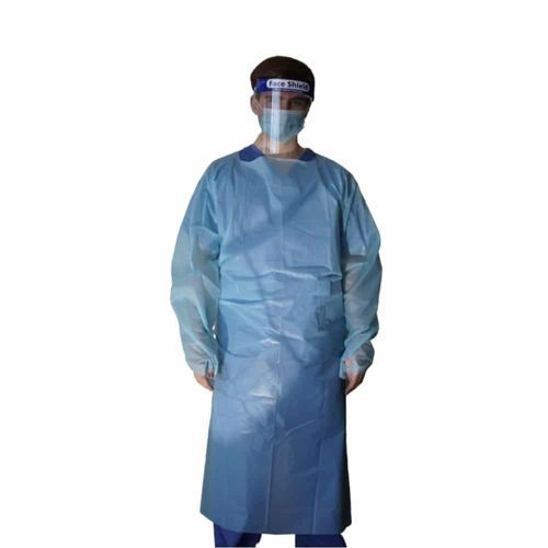 Medizinische Schürze / unisex - Thumb Loop - Toffeln - aus Polyethylen