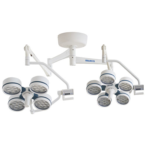 Deckenmontierte OP-Leuchte - YD02-LED4+5 - Shanghai Huifeng Medical Instrument - LED / Halogen / mit 2 Armen
