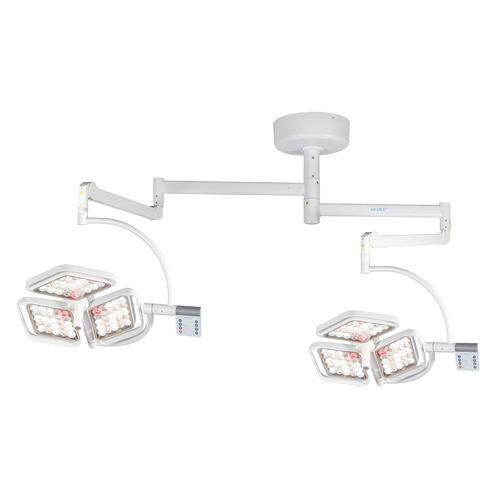 Deckenmontierte OP-Leuchte - HF-L3+3C  - Shanghai Huifeng Medical Instrument - LED / mit 2 Armen / 110 V / 60 Hz