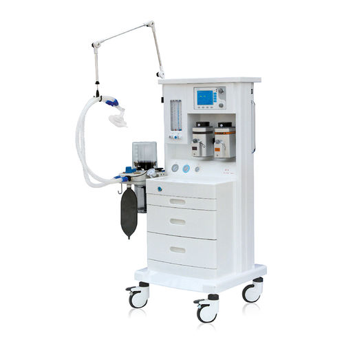 Anästhesiearbeitsplatz auf Wagen - HF-560B4 - Shanghai Huifeng Medical Instrument - mit Ventilator / Atmungsmonitoring