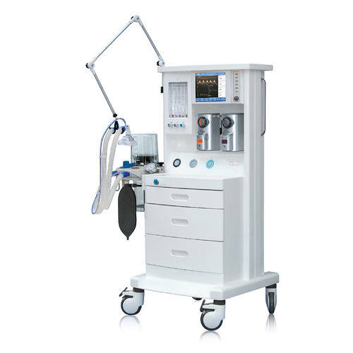 Anästhesiearbeitsplatz auf Wagen - HF-560B5 - Shanghai Huifeng Medical Instrument - mit Ventilator / Atmungsmonitoring