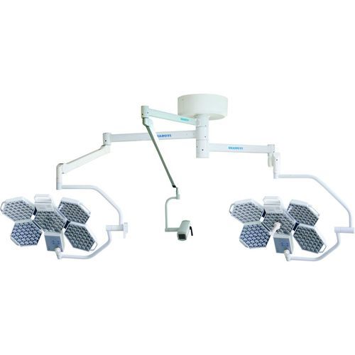 Deckenmontierte OP-Leuchte - SY02-LED5+5 - Shanghai Huifeng Medical Instrument - LED / mit 2 Armen / 96