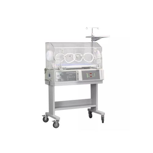 Neugeboreneninkubator auf Rollen - HFBIN-3000A - Shanghai Huifeng Medical Instrument - mit Waage / mit 4 Fenstern für Zugang zum Baby