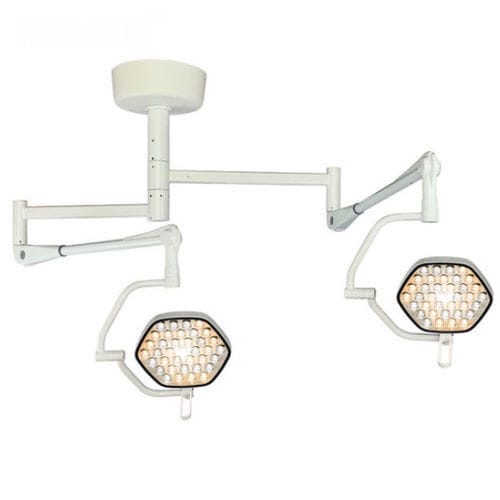 Deckenmontierte OP-Leuchte - HF-SY320+320C  - Shanghai Huifeng Medical Instrument - LED / mit 2 Armen / 95