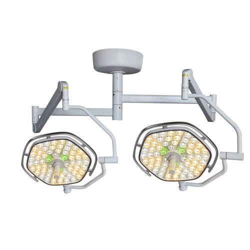 Deckenmontierte OP-Leuchte - HF-L60+60C  - Shanghai Huifeng Medical Instrument - LED / mit 2 Armen