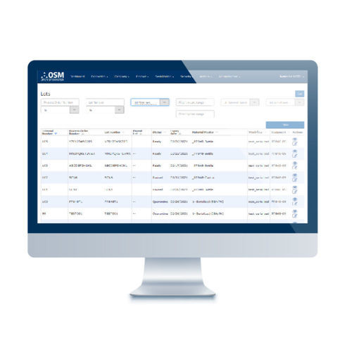 Datenaustausch-Software - OSM - Optel Vision - Datenverwaltung / überwacht / für die Pharmaindustrie