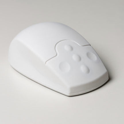 Medizinische Maus / Laser - SF08-15 - SterileFLAT - mit Scrollrad / Silikon / hermetisch