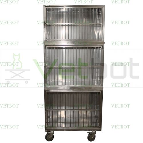 Tierkäfig für Hunde - 80411  - Vetbot - für Katzen / modular / Edelstahl