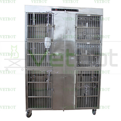 Tierkäfig für Katzen - 80505  - Vetbot - modular / Edelstahl