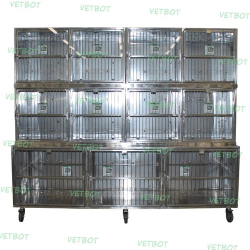 Tierkäfig für Katzen - №80519.1  - Vetbot - für Hunde / modular / Edelstahl