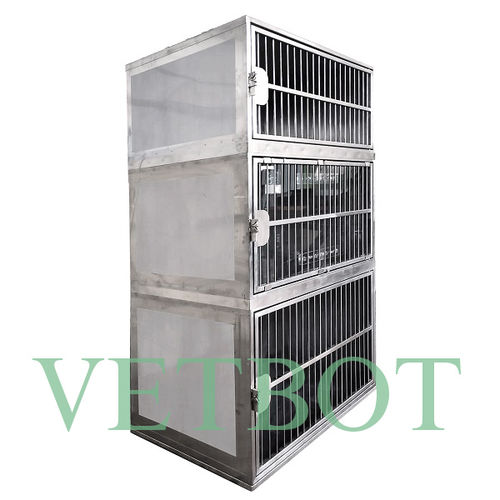 Tierkäfig für Katzen - 80512 - Vetbot - für Hunde / modular / Edelstahl
