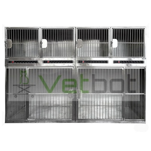 Tierkäfig für Katzen - No.80624  - Vetbot - für Hunde / modular / Edelstahl
