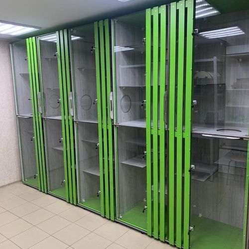 Tierkäfig für Katzen - Vetbot - modular / Polycarbonat
